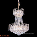 Lamparas decorative modern crystal chandelier gold pendant light fixtures 78172